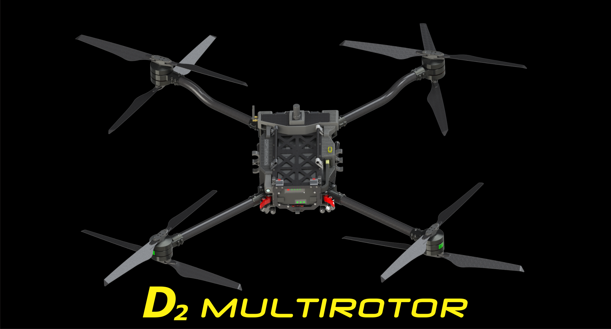 Copterworks D2 Quadcopter Page Button